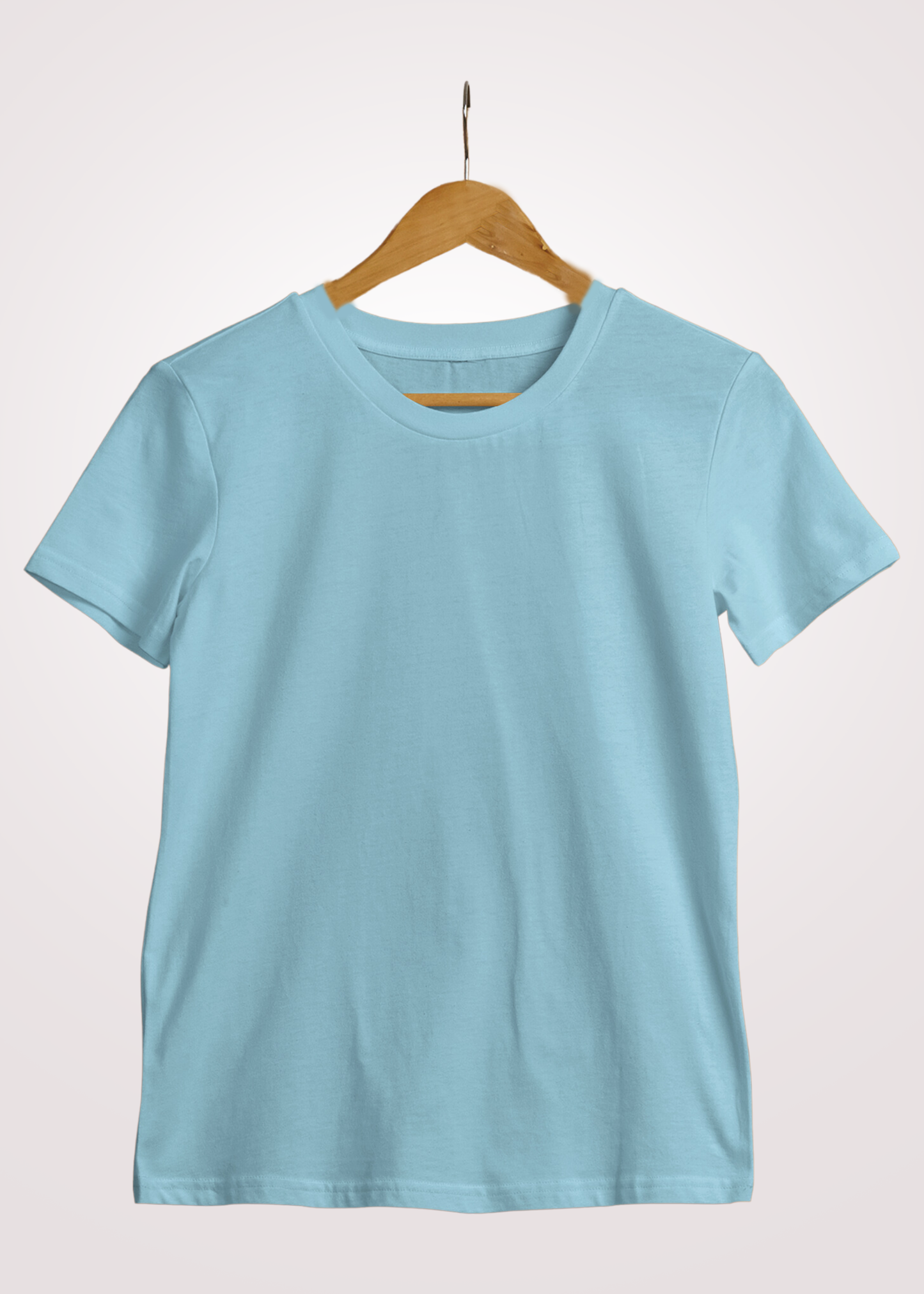 Sky Blue Plain T-shirt