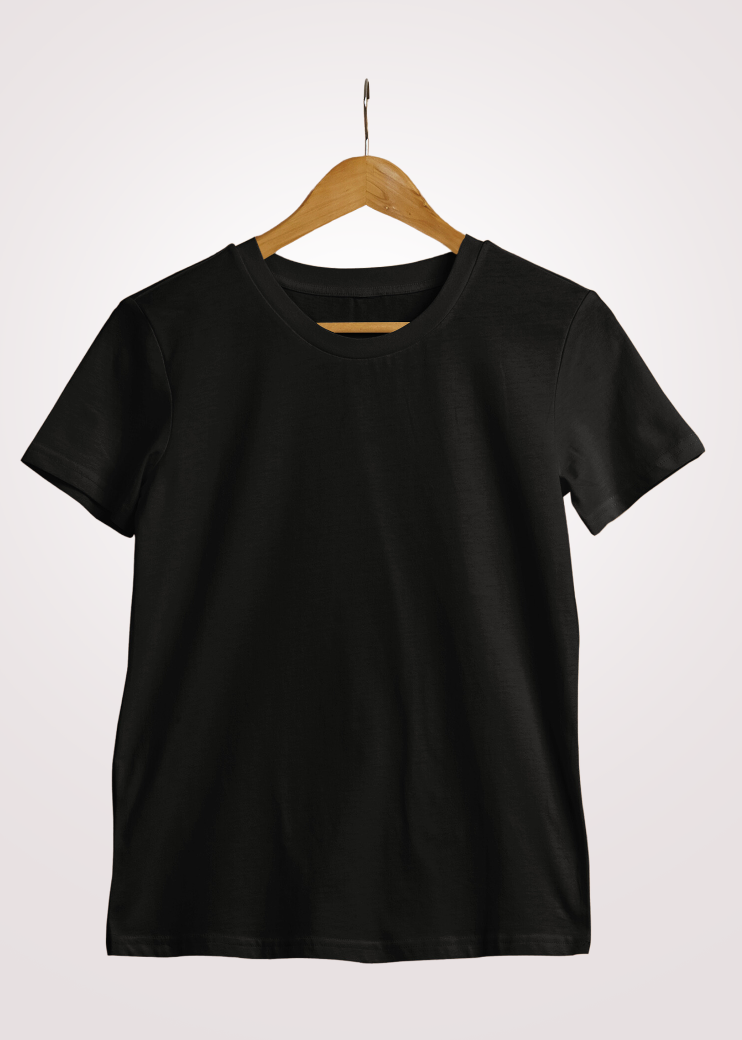 Black Plain T-shirt