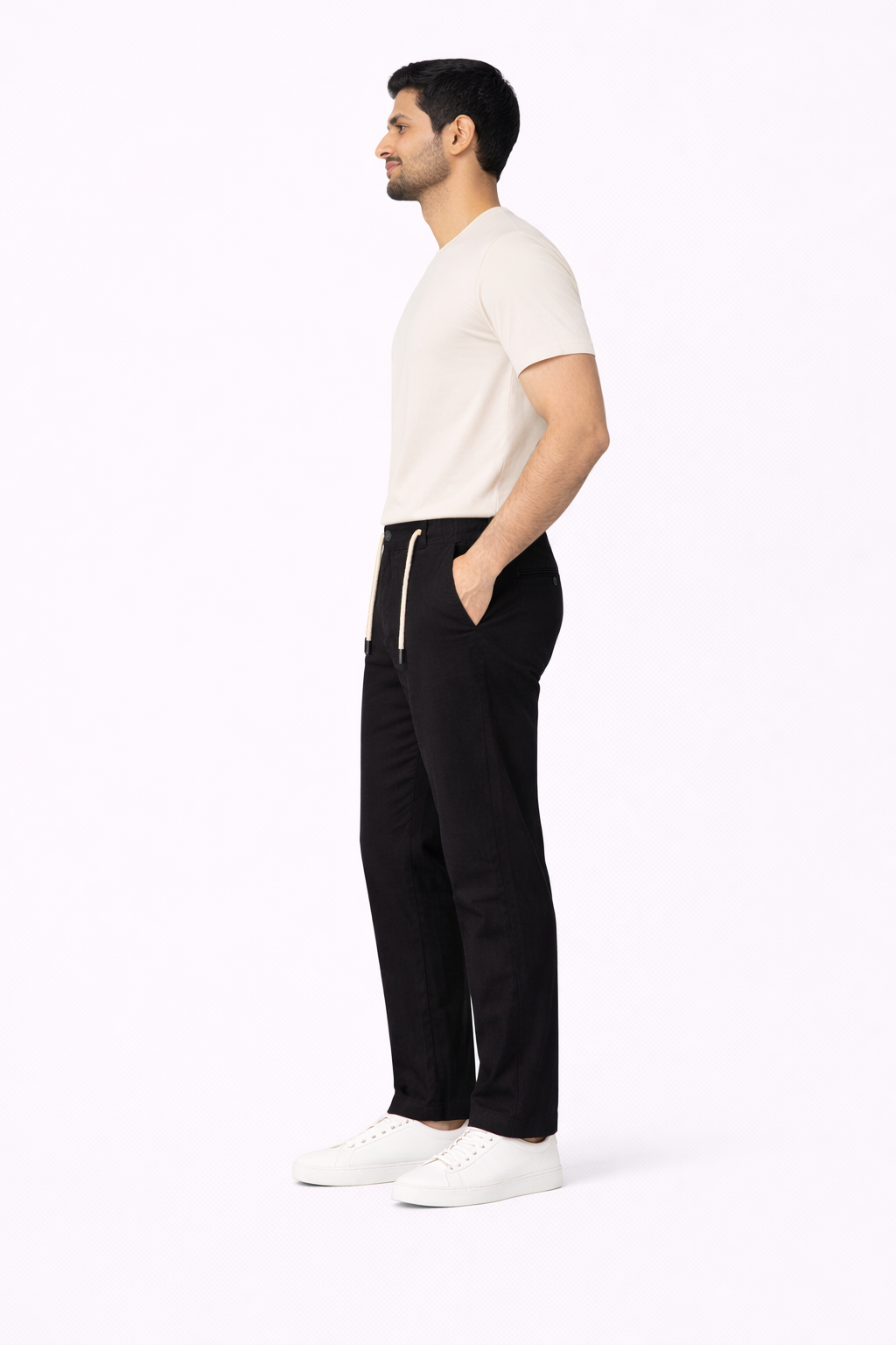 Black Linen Pant