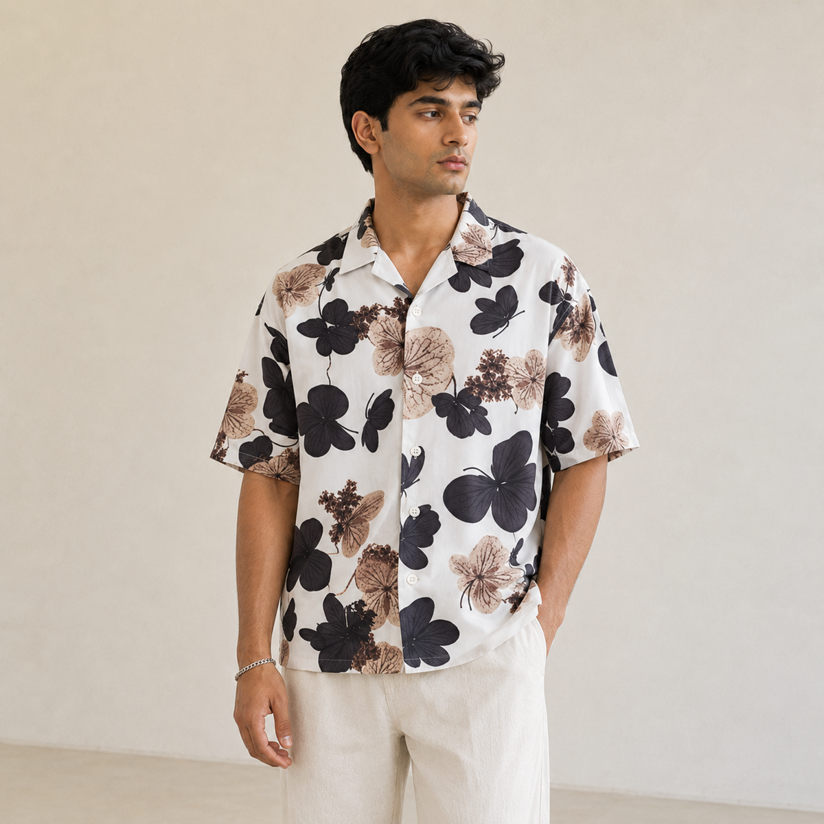 Noir Floral Shirt