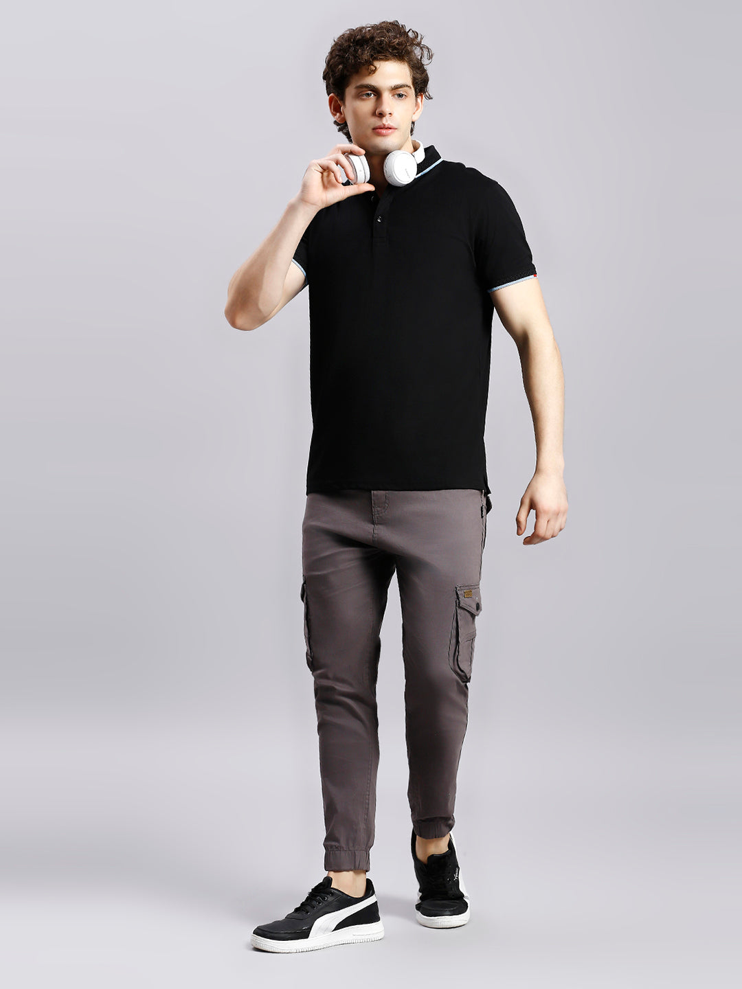 Blackout Drip Polo (black)