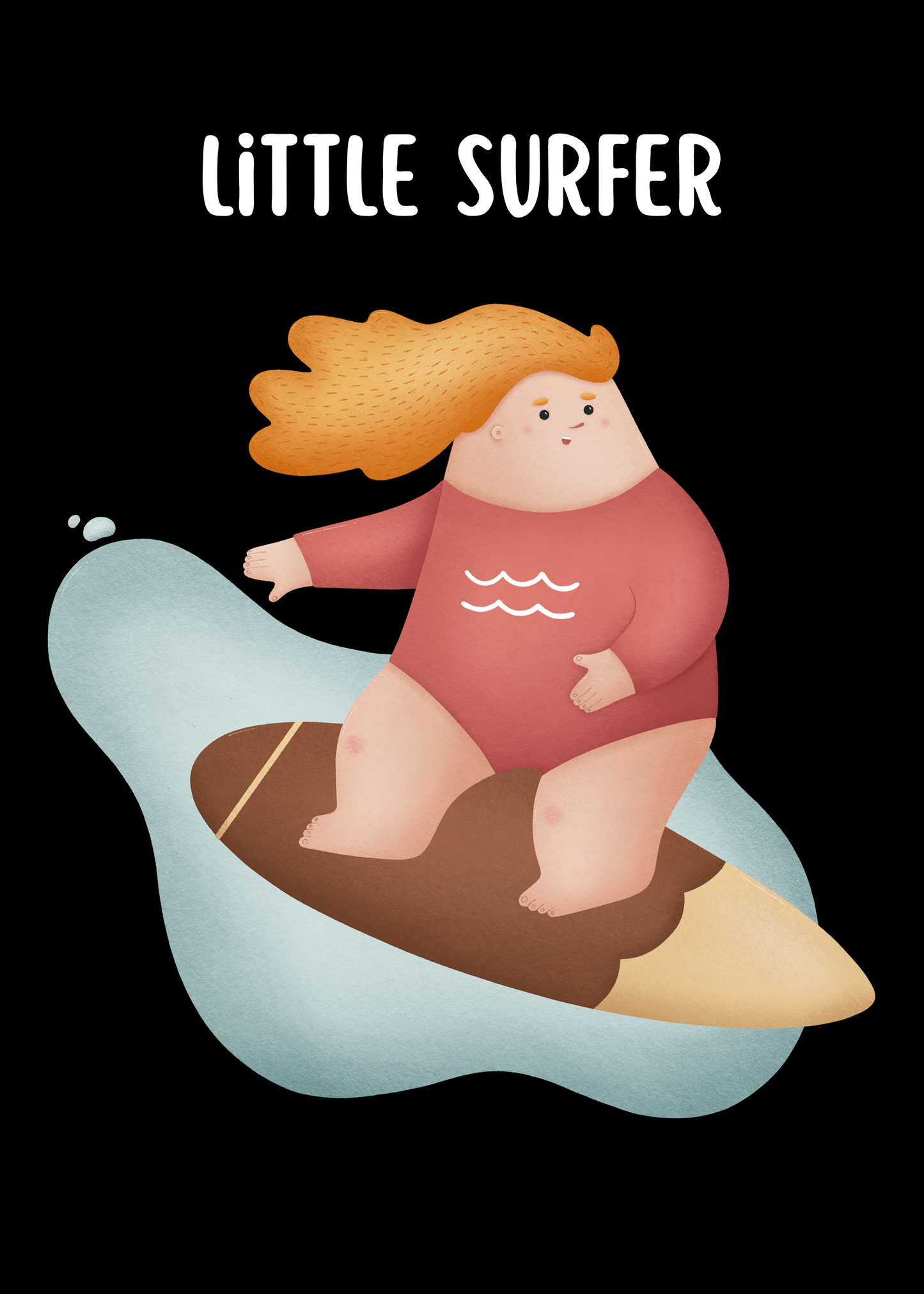 Little Surfer Printed Kid T-shirts