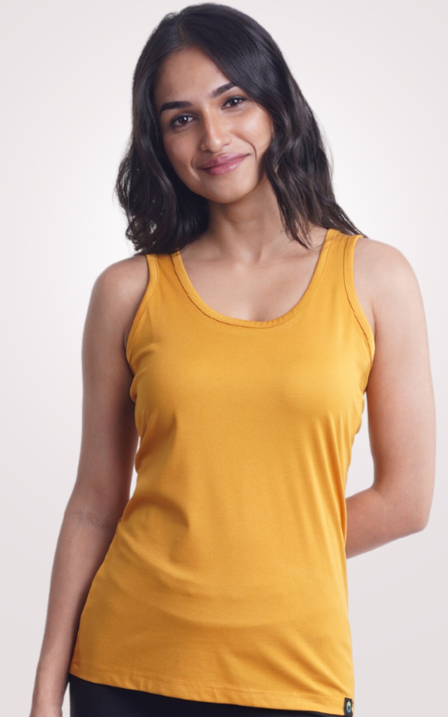 Mustard Yellow Plain TankTop