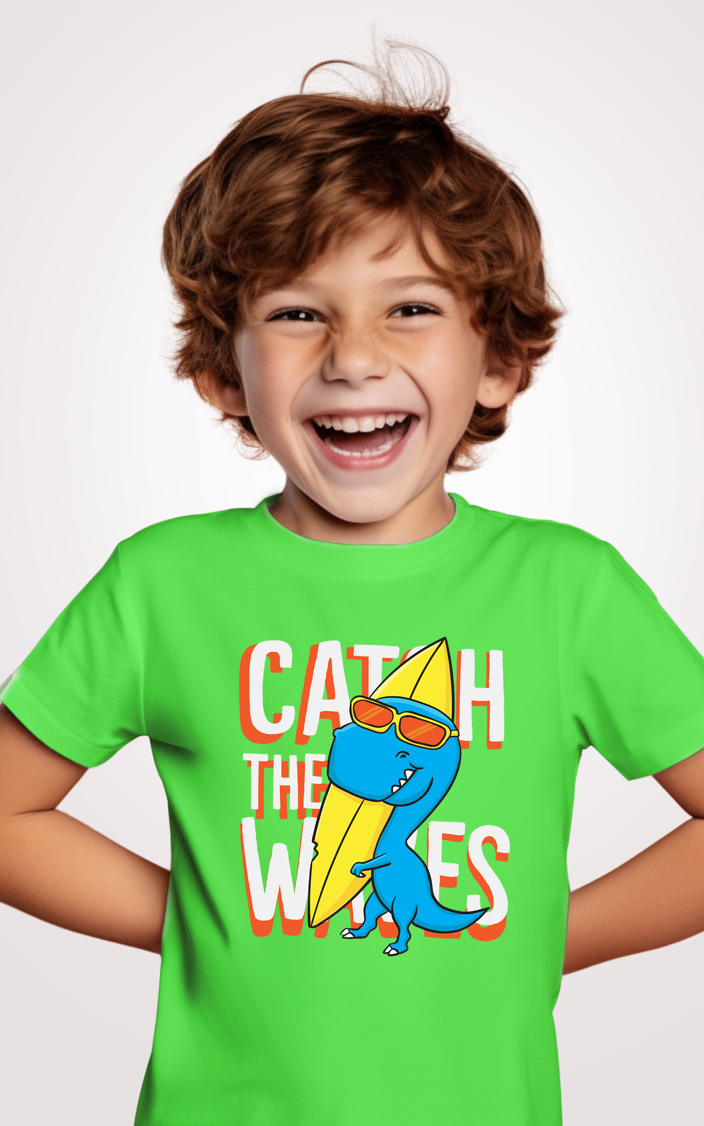 Catch the Waves Printed Pista Kid T-shirt