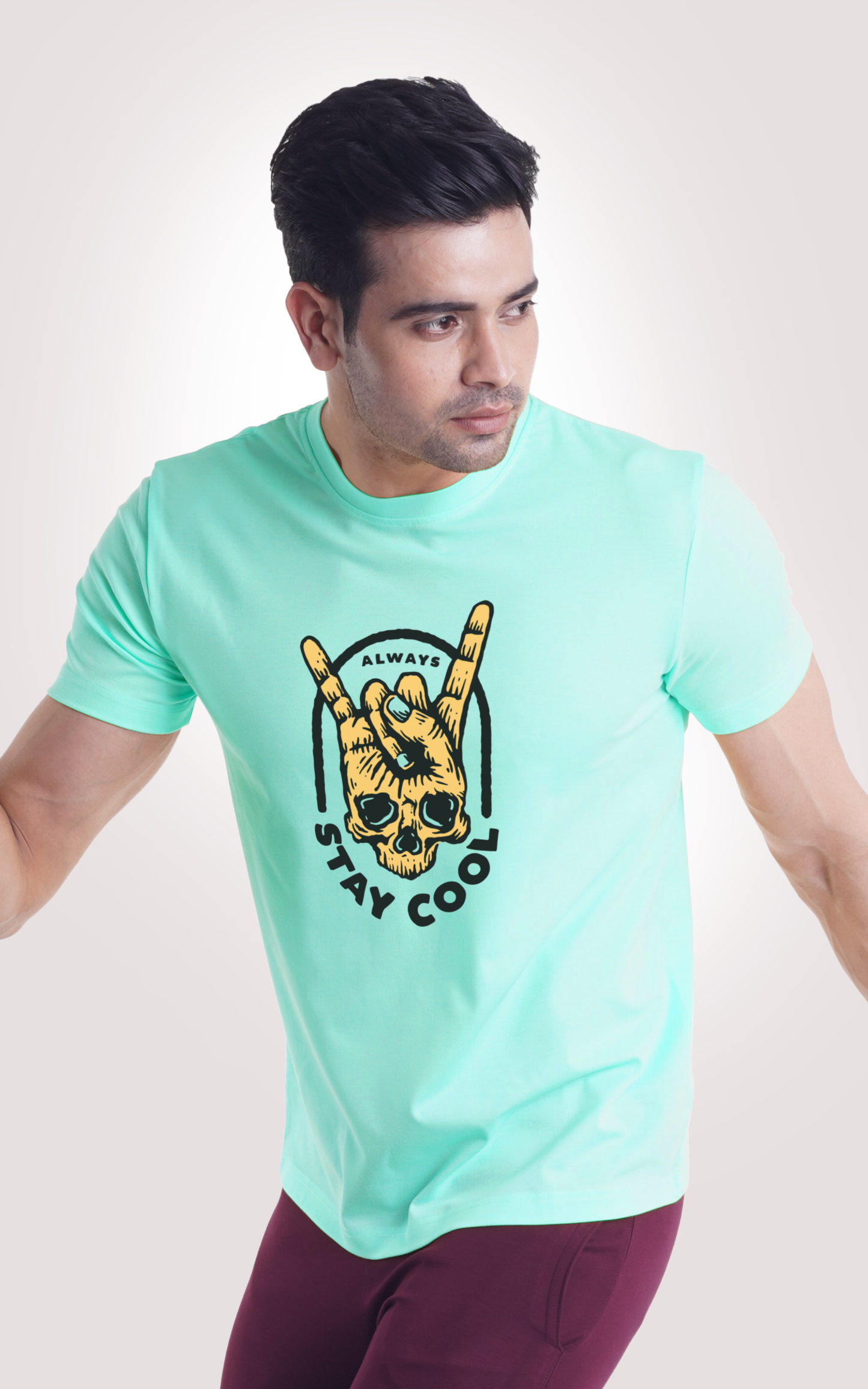 Stay cool Half Sleeves T-shirt