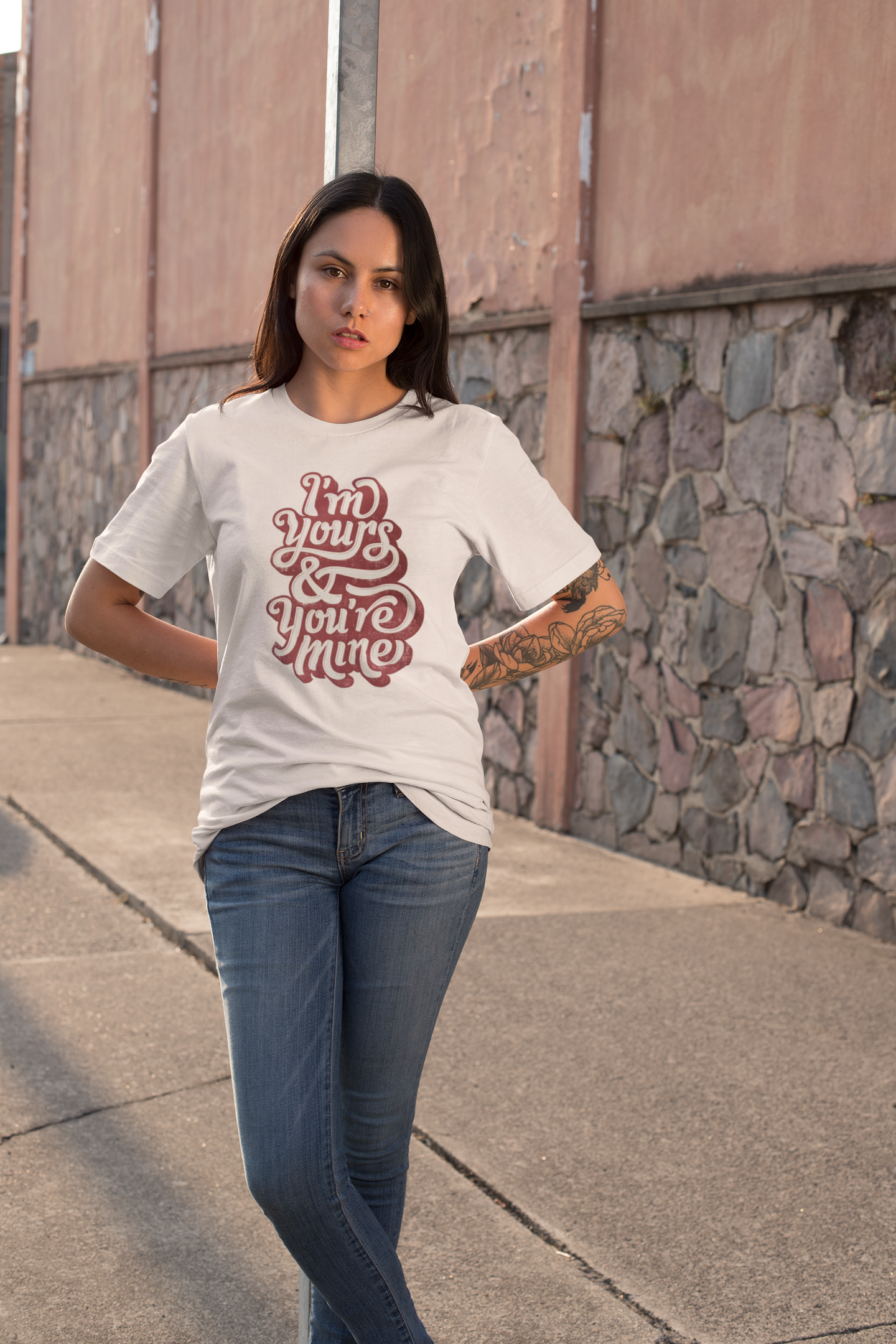I'm yous & you're mine Half Sleeve Tshirt