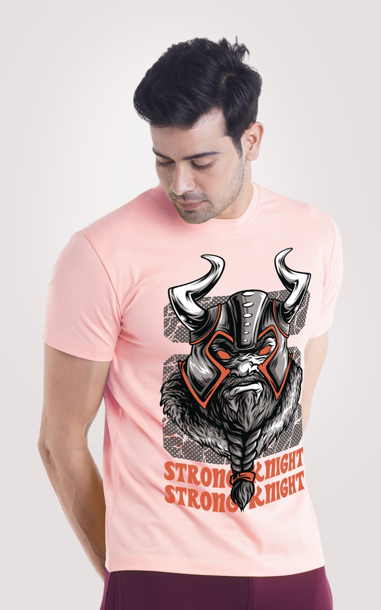 Strong Knight Half Sleeves T-shirt