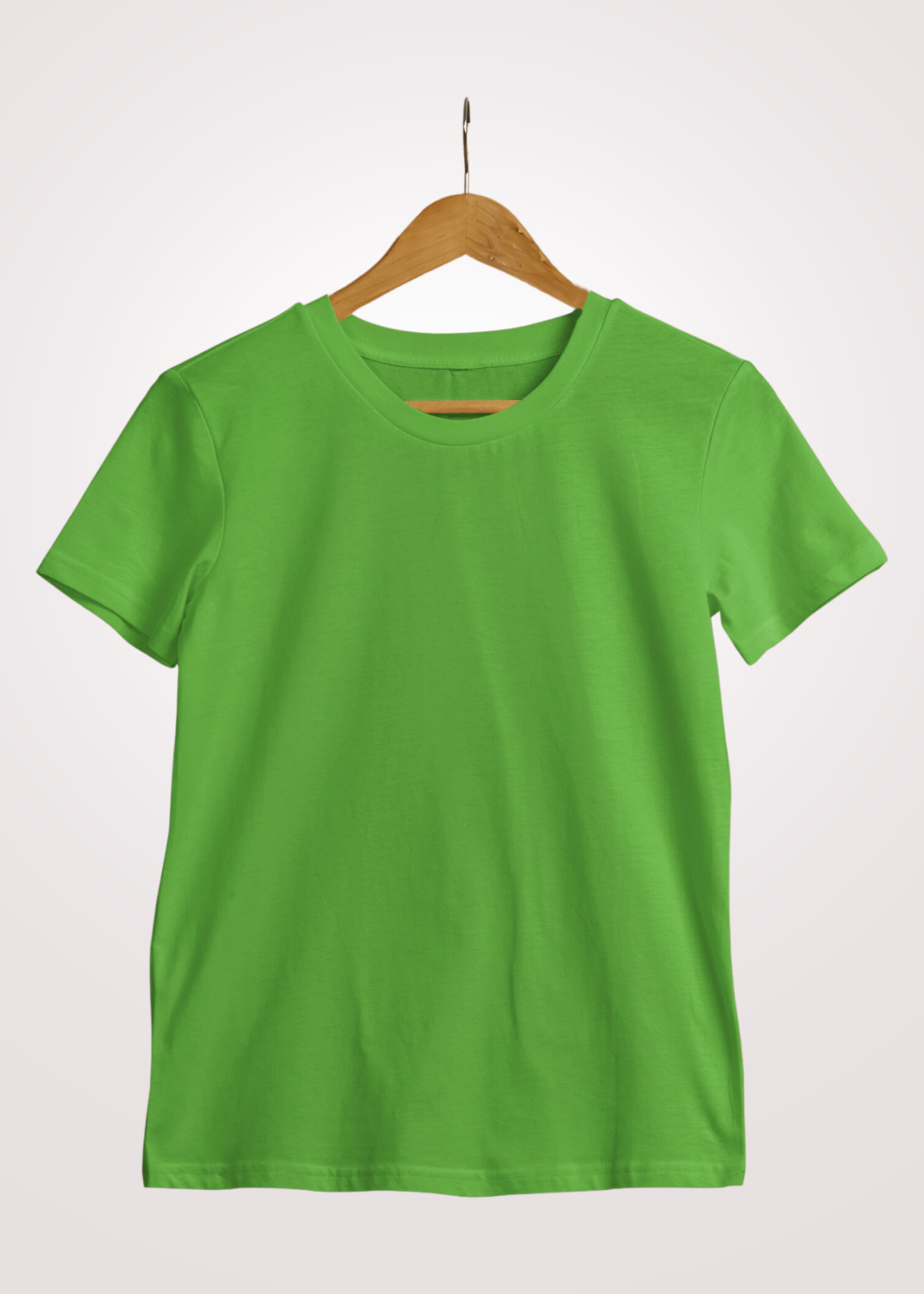 Pista Green Plain Tshirt