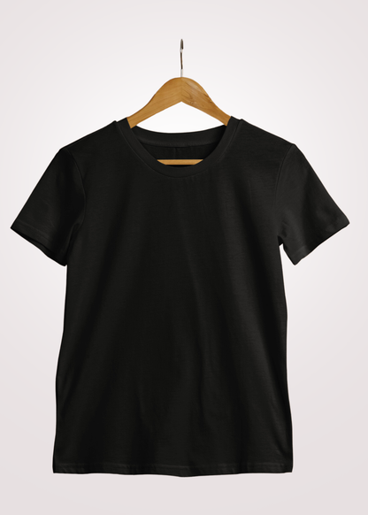 Black Plain T-shirts