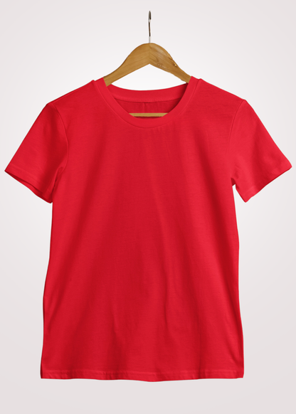 Red Plain Tshirt