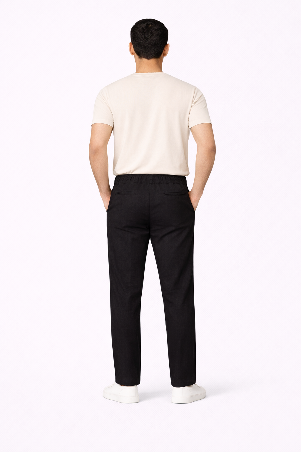 Black Linen Pant