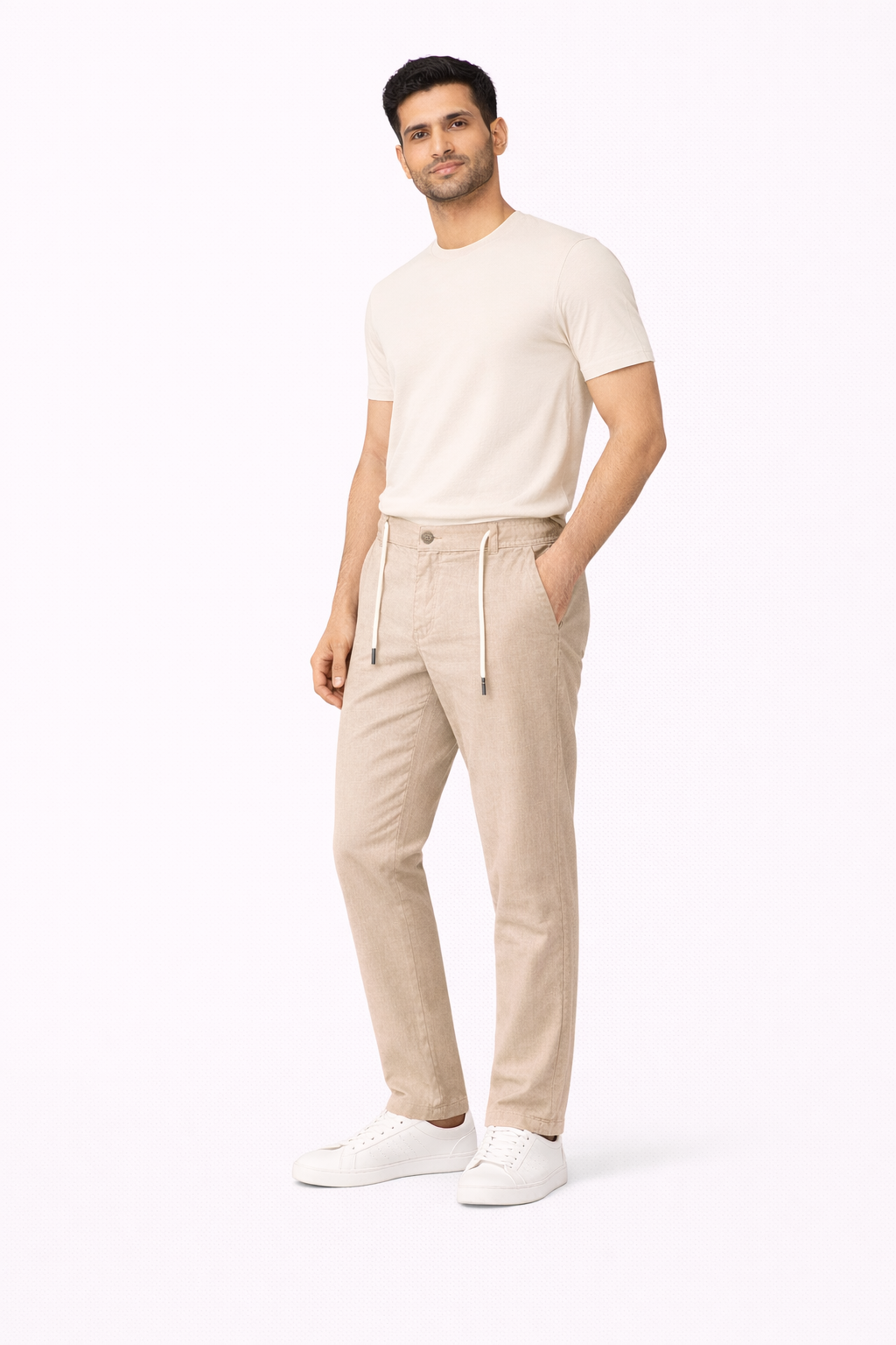 Creame Linen Pant