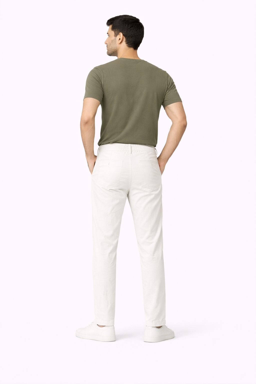 White Linen Pant
