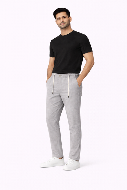 Grey Linen Pant