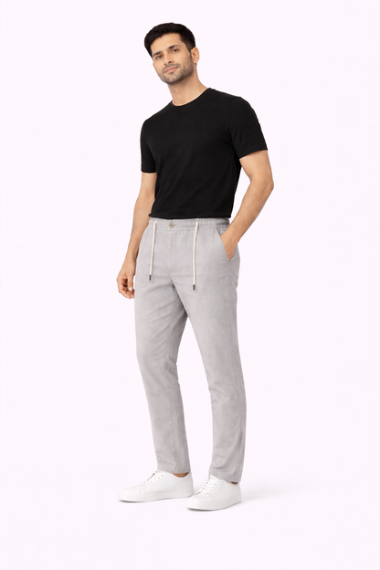 Grey Linen Pant