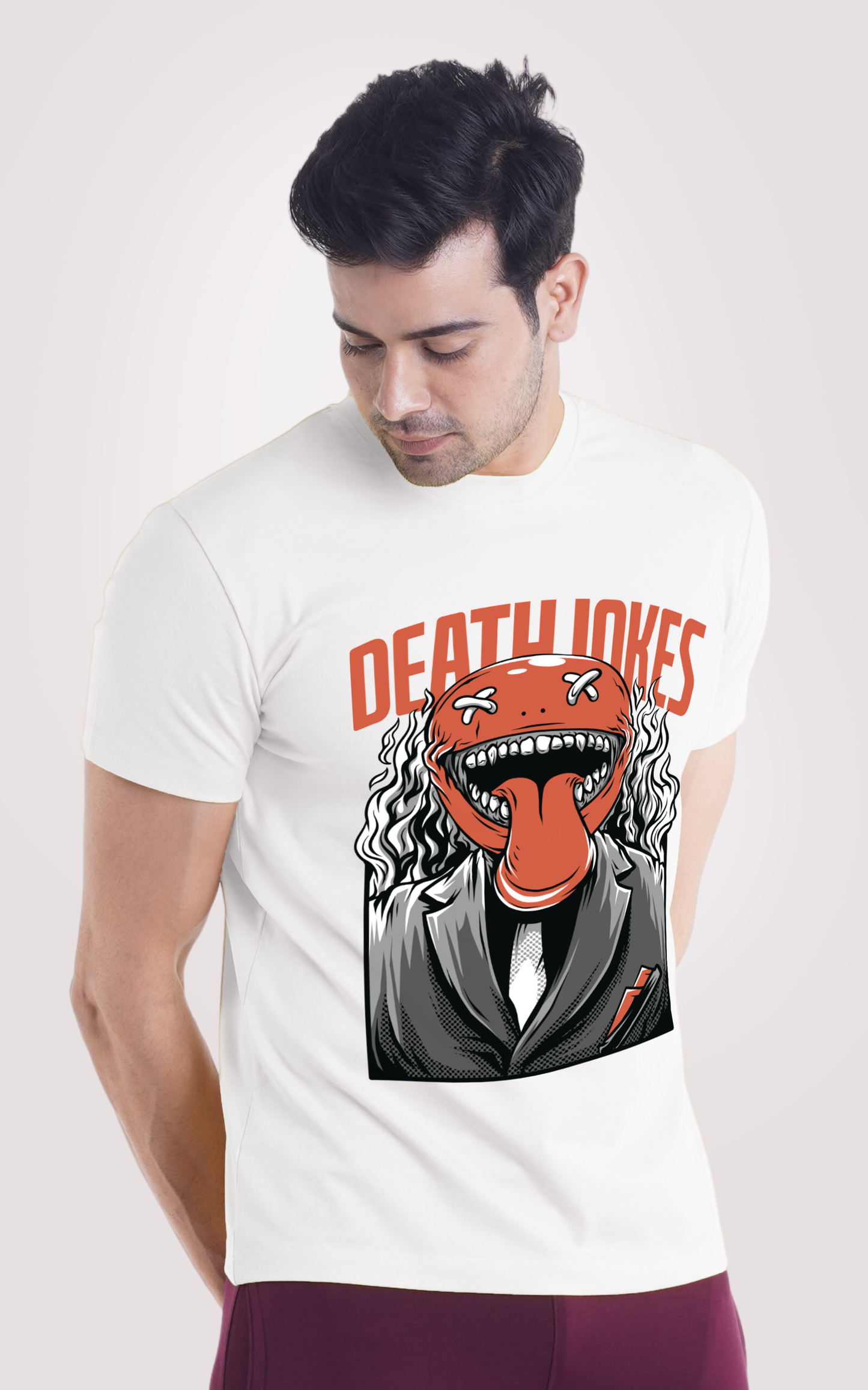 Death Jokes Half Sleeves T-shirts