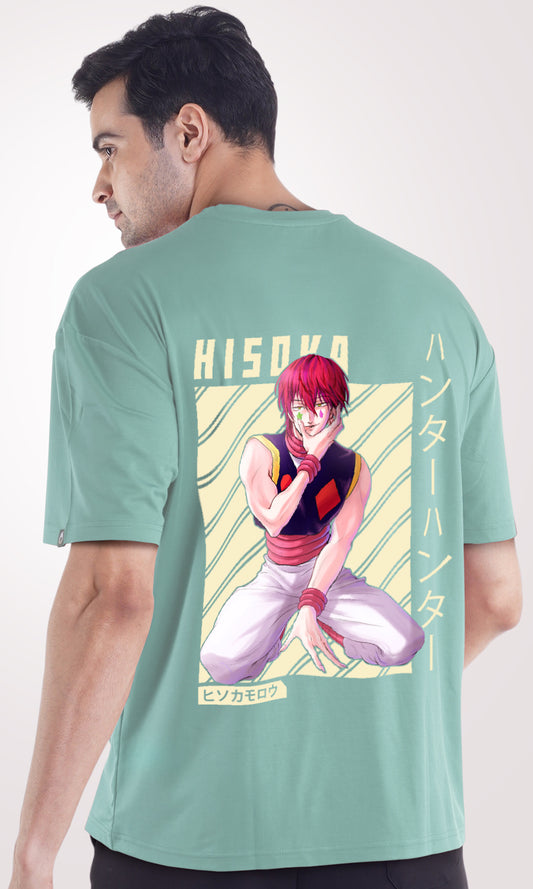 Hisoka Anime Printed Oversized t-shirt