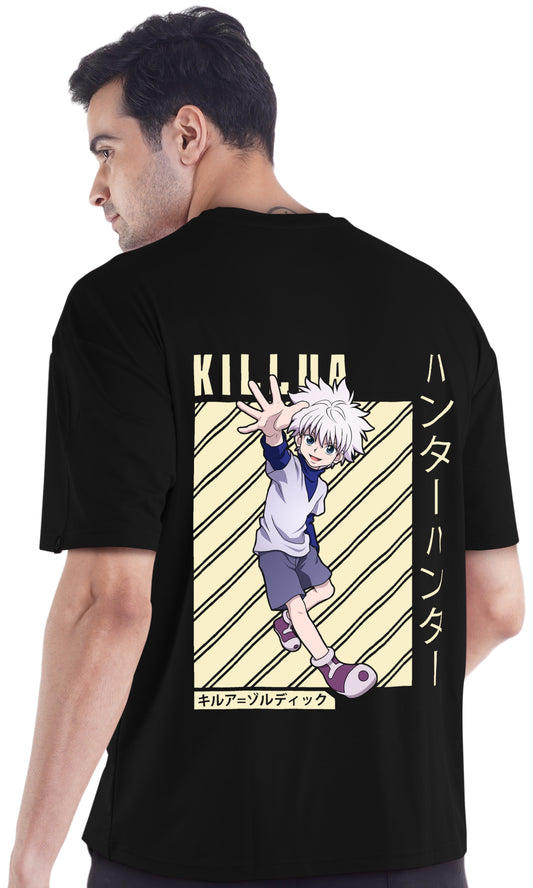 Killua Anime printed oversized tshirt