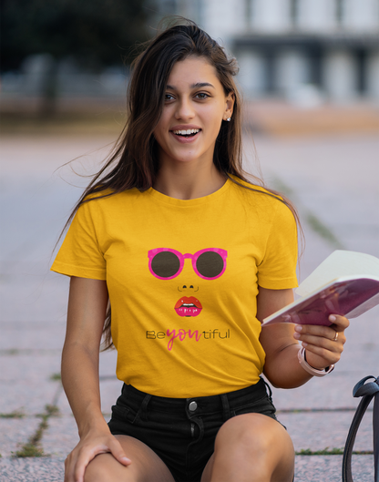 Beyoutiful Women Half Sleeve T-shirts