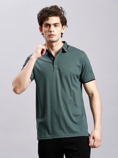 Olive Green Polo Tshirt