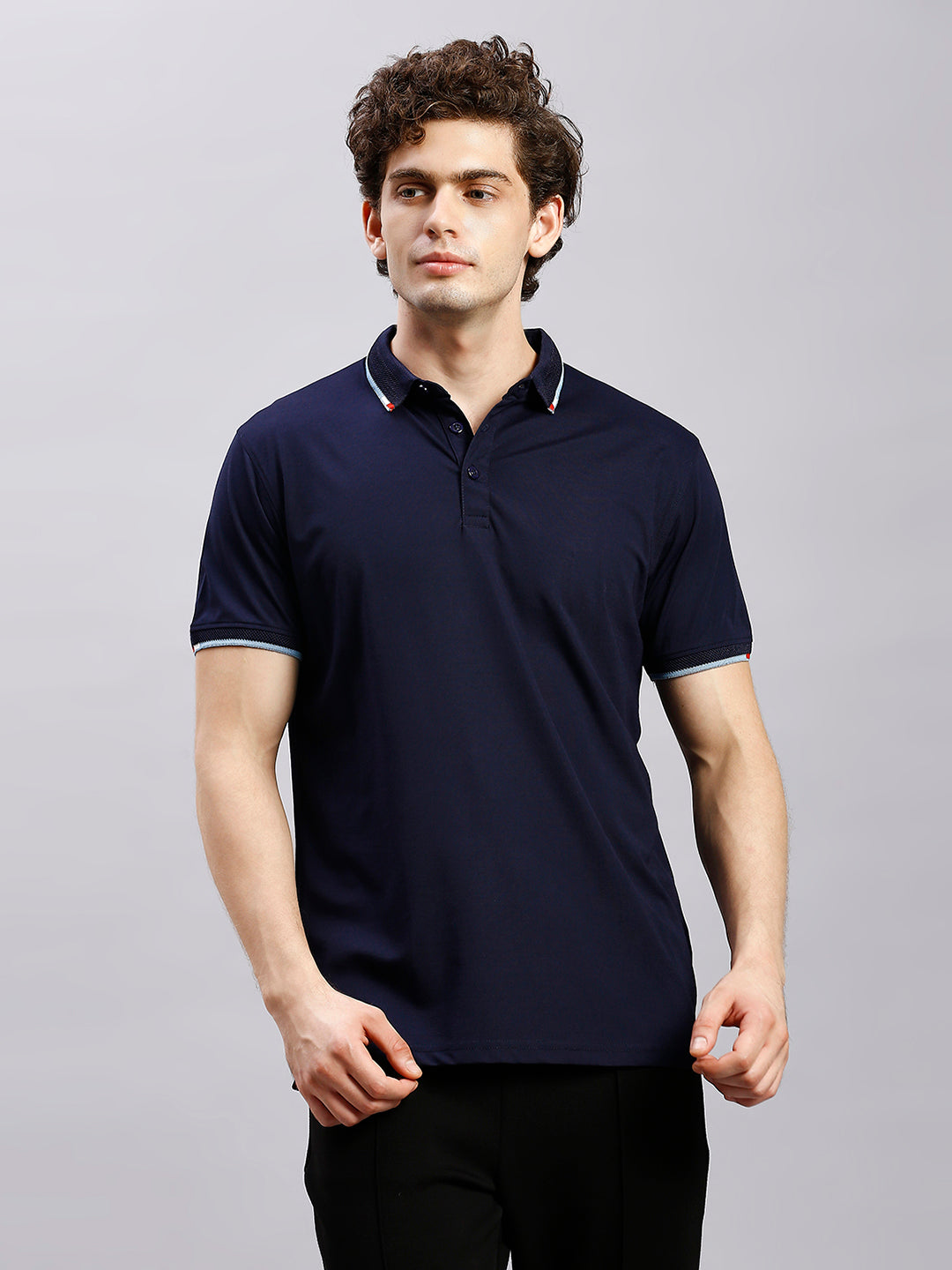 Navy Blue Polo Tshirt