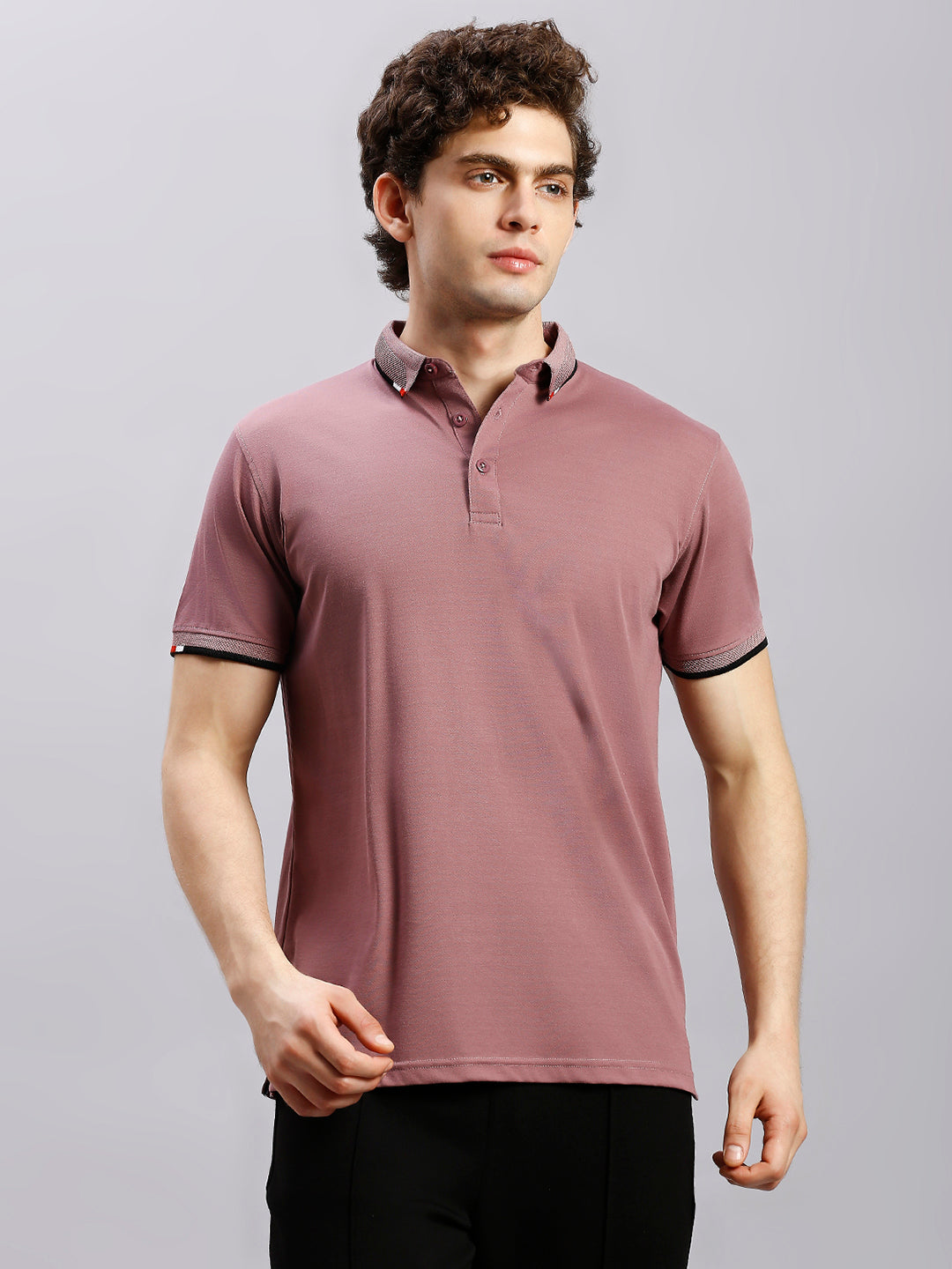 peache polo T-shirt