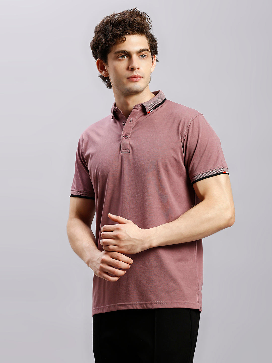 peache polo tshirt