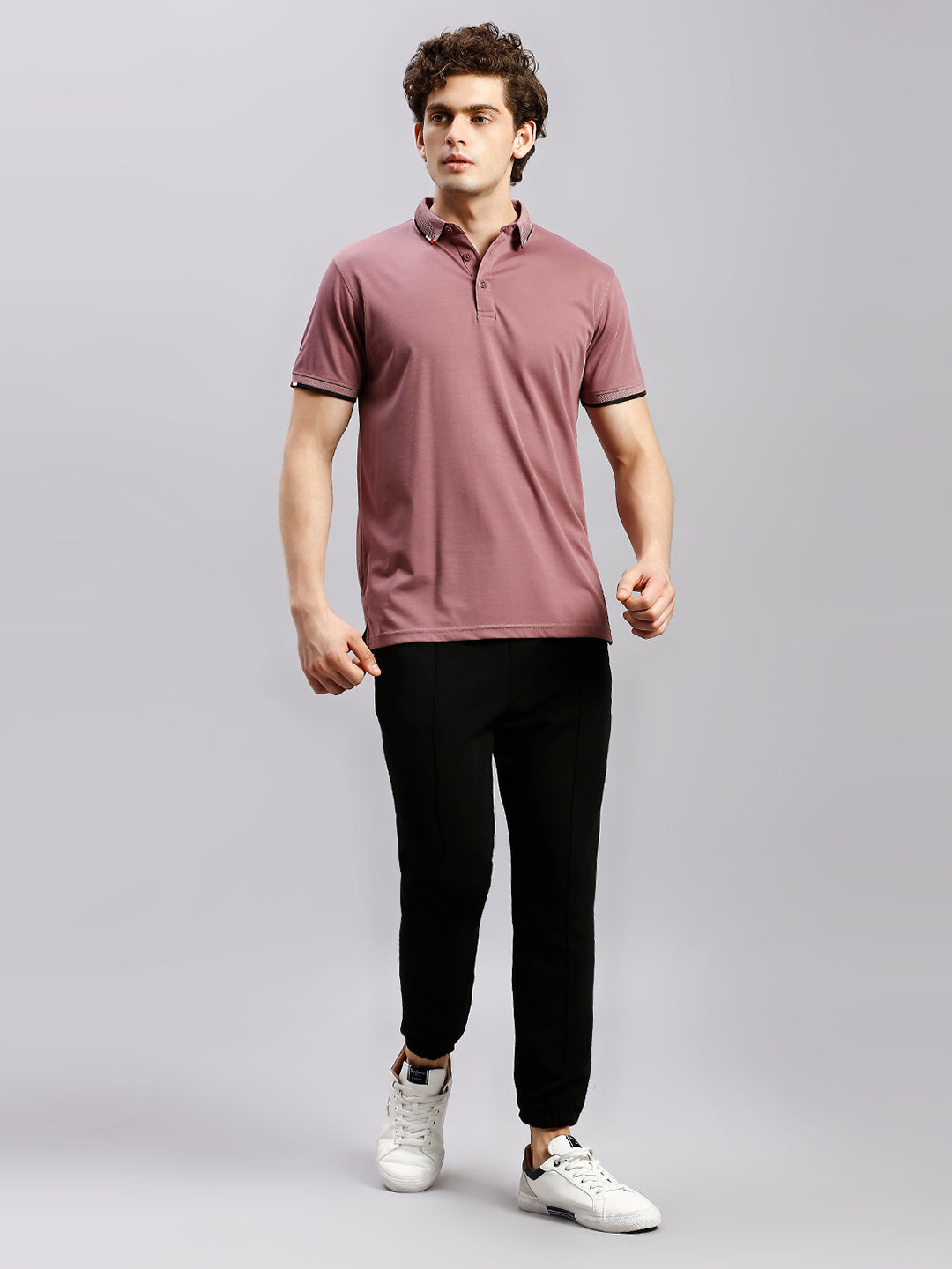 peache polo T-shirt