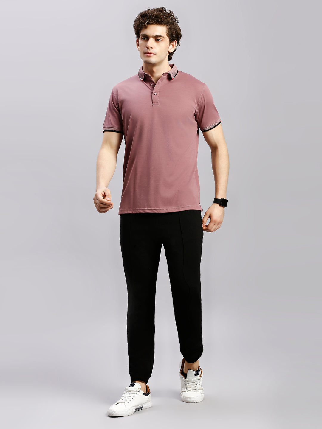 peache polo T-shirt