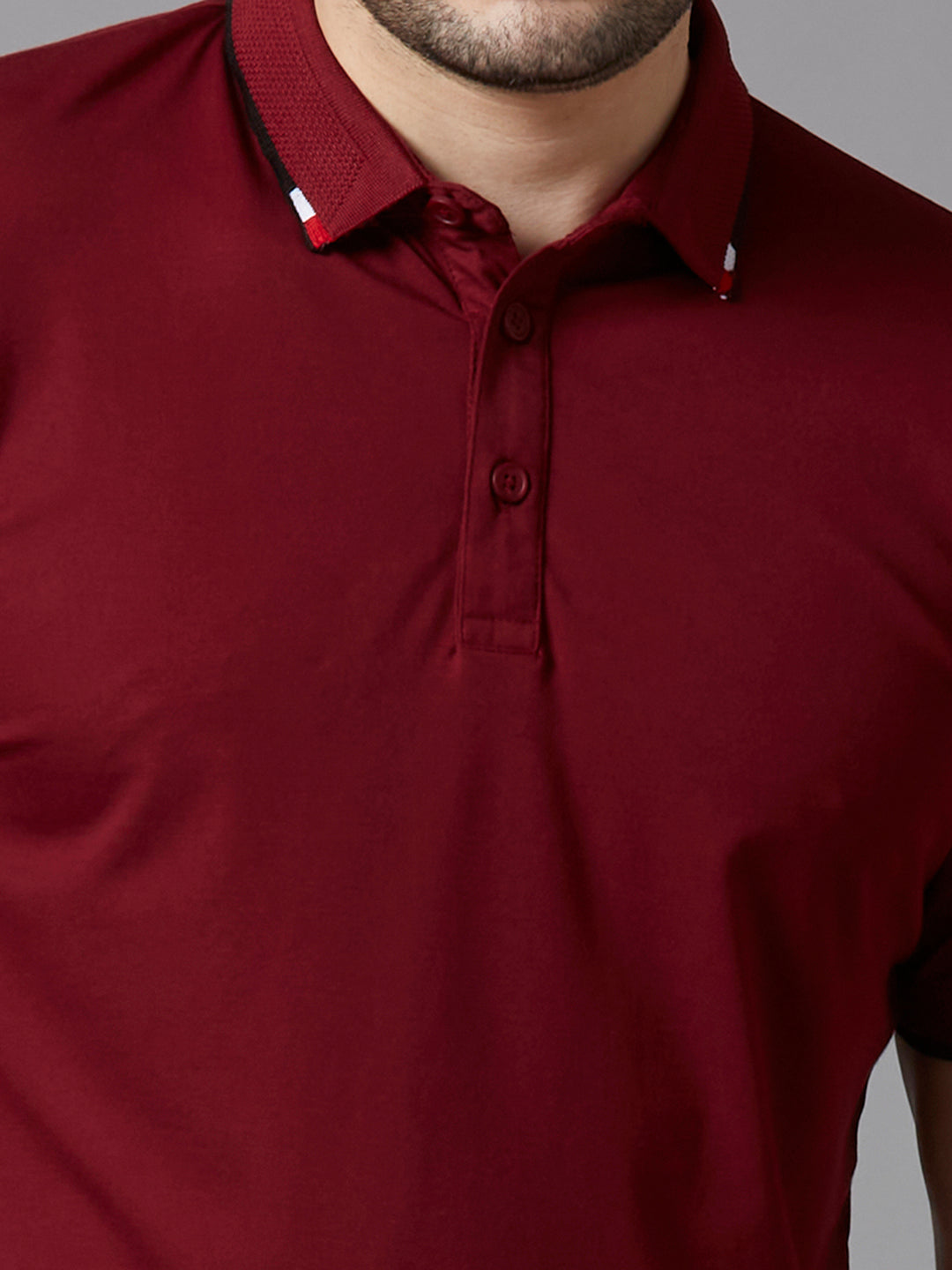 Maroon polo t shirt