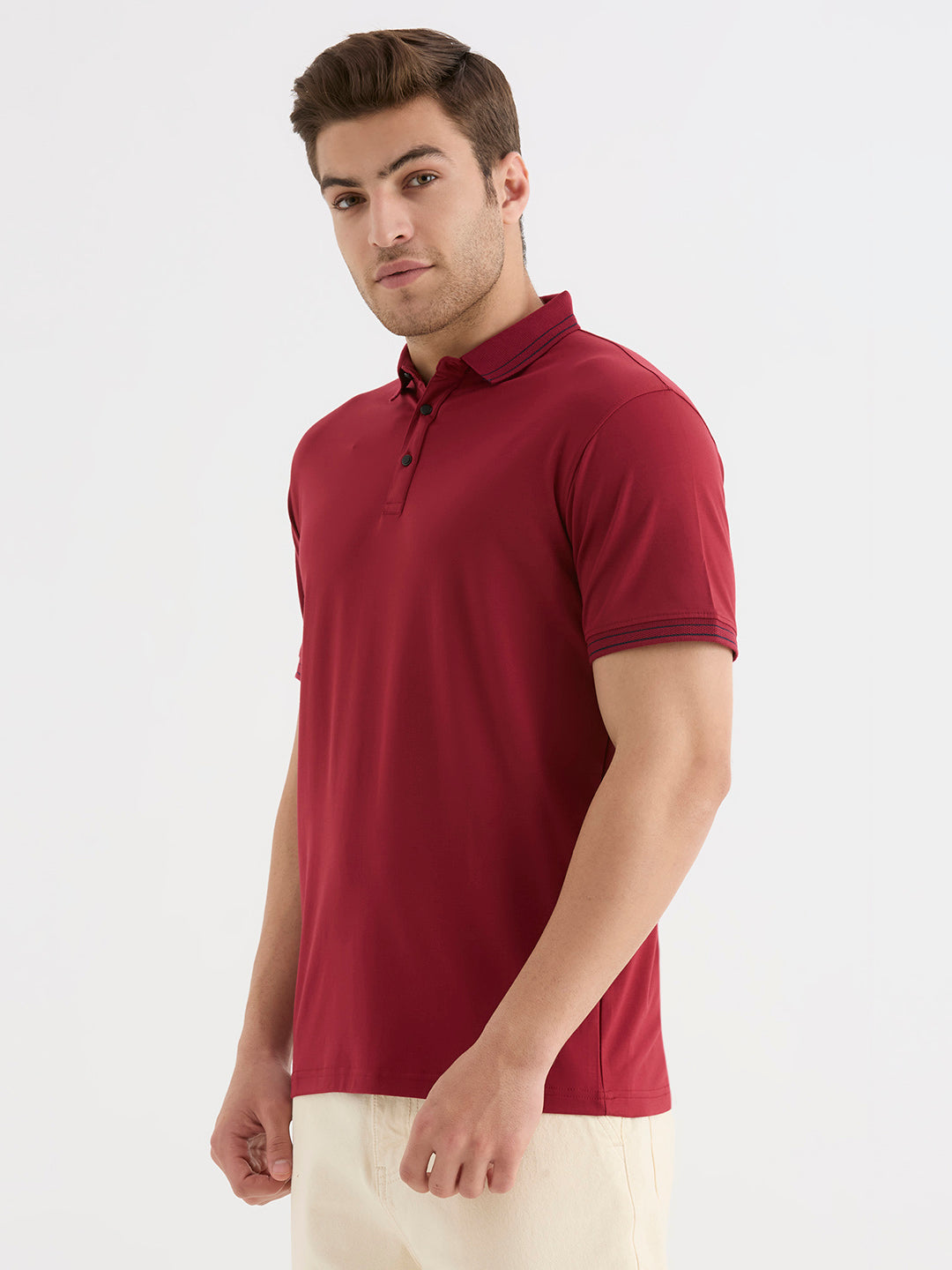 Maroon polo Tshirt