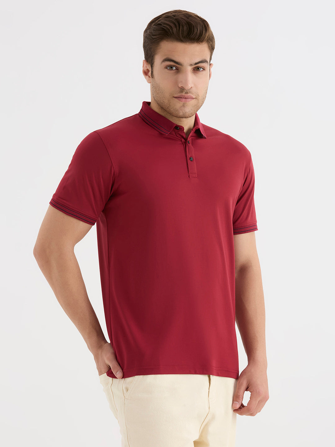 Maroon polo Tshirt
