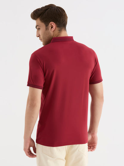 Maroon polo Tshirt