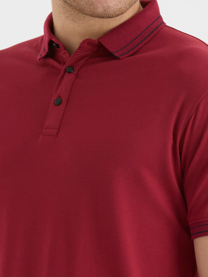 Maroon polo Tshirt