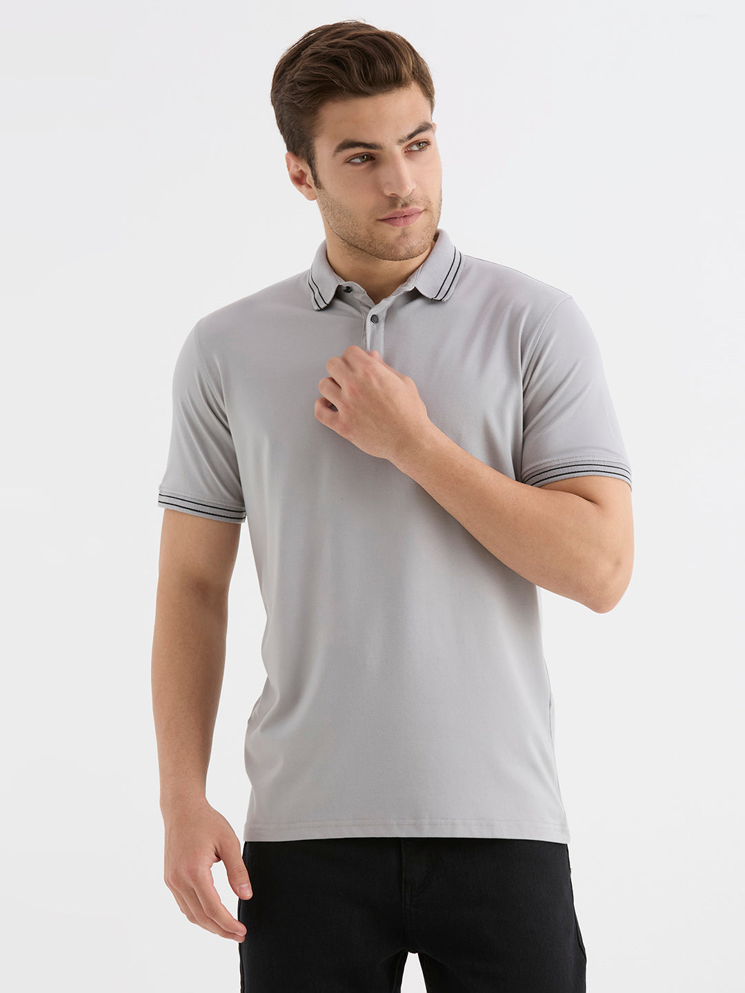 Grey Polo Tshirt