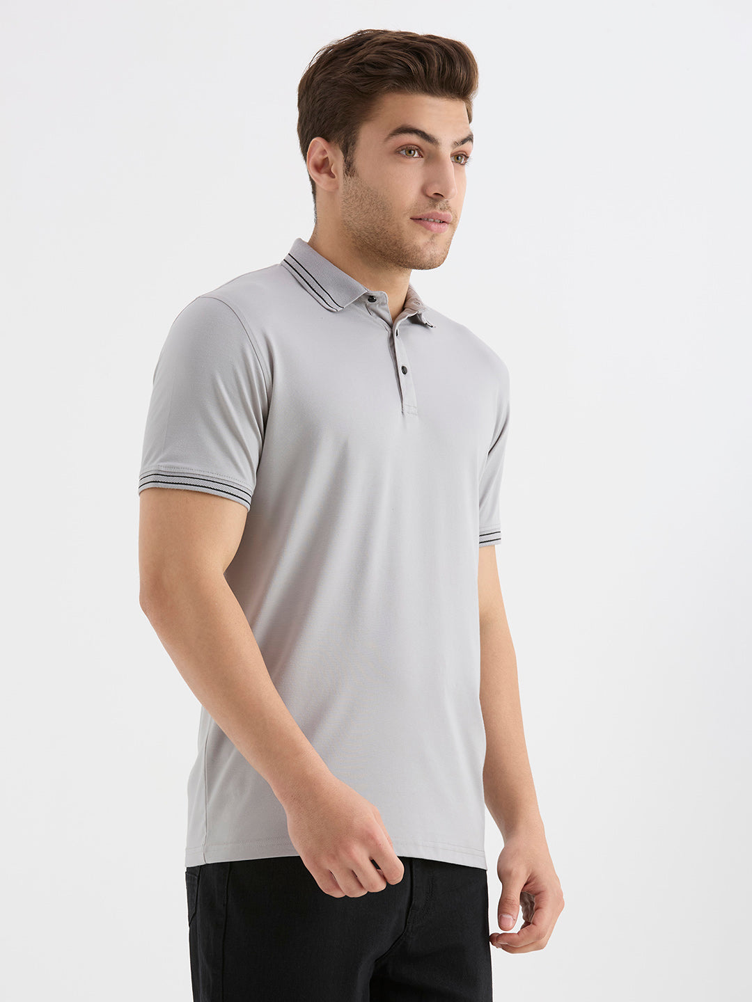 Grey Polo Tshirt