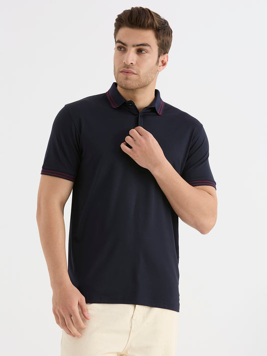 Navy Blue Polo Tshirt