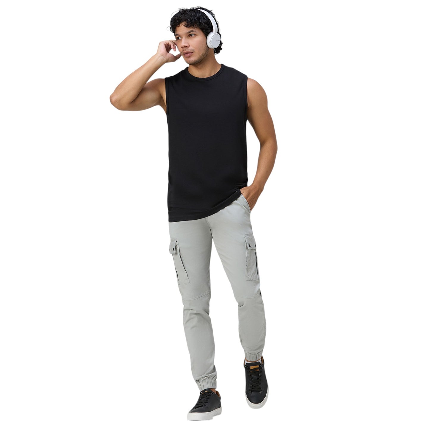 Grey Mens Bottom Jogger