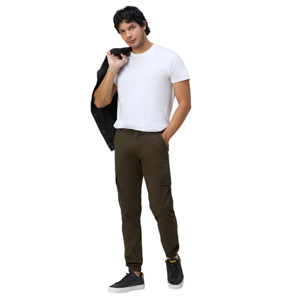 Army green bottom mens jogger