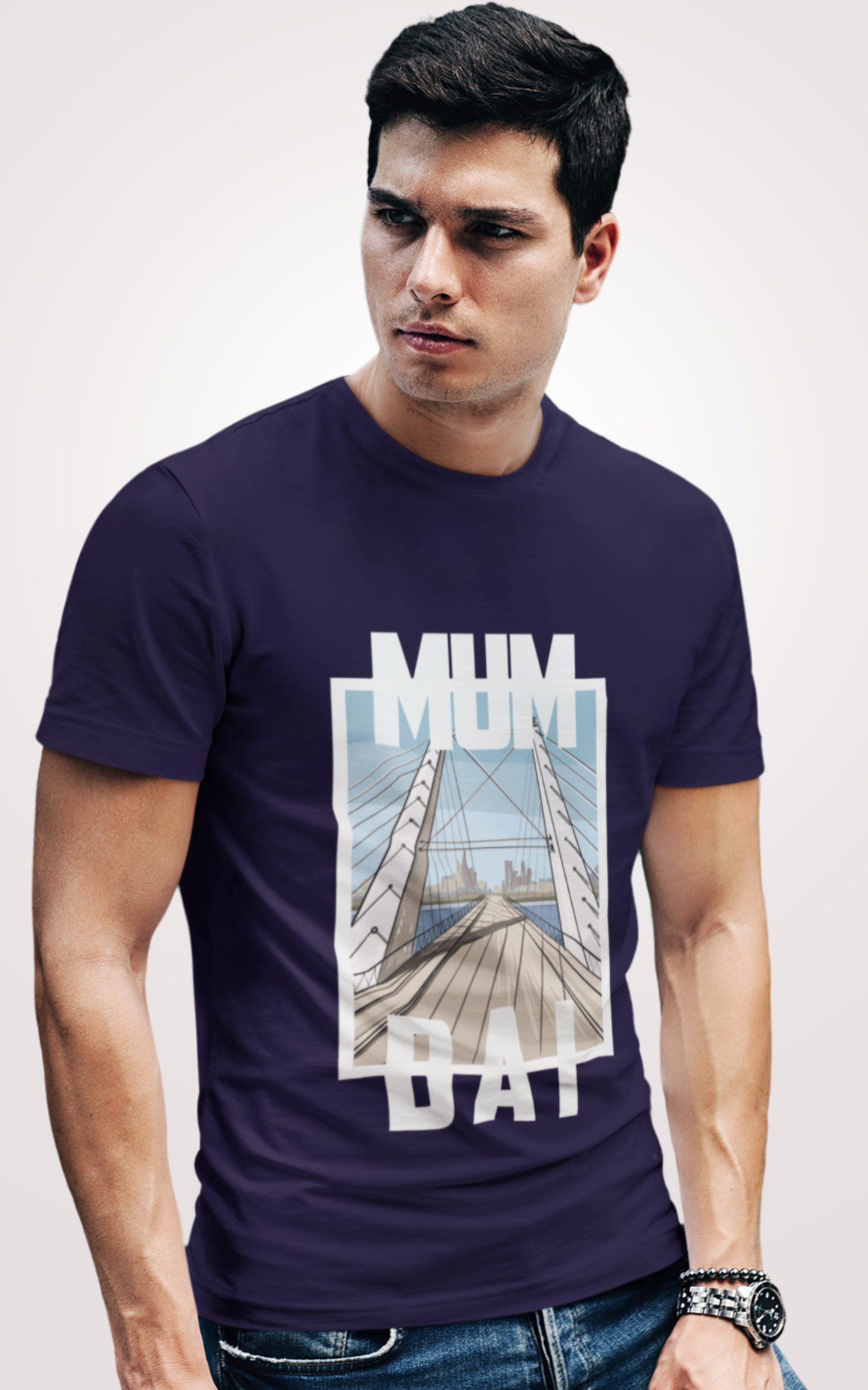 Mumbai Half Sleeves T-shirts