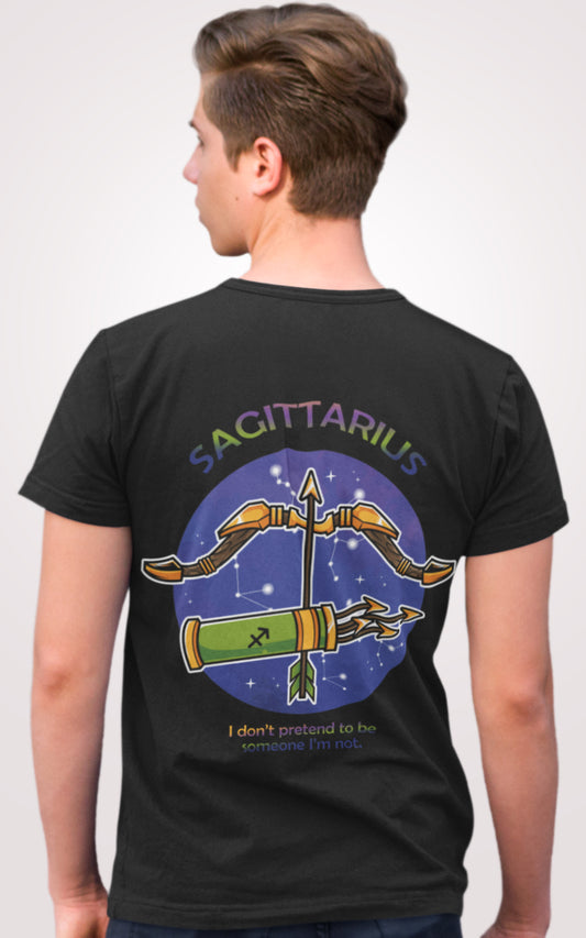 Sagittarius Half Sleeves T-shirt