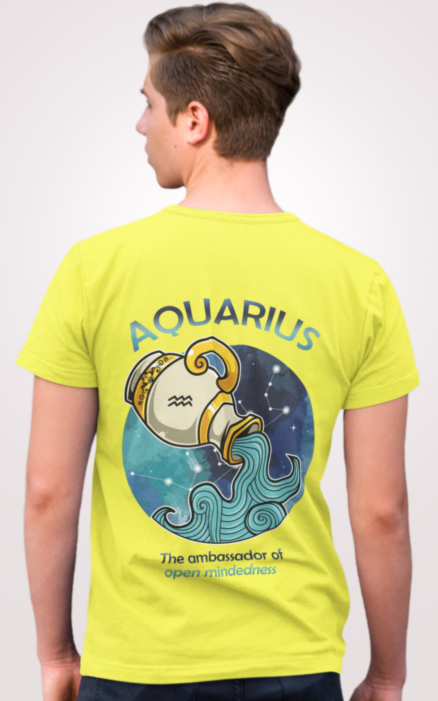 Aquarius Half Sleeve T-shirt