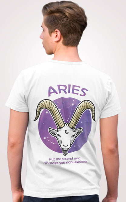 Aries Half Sleeves T-shirt