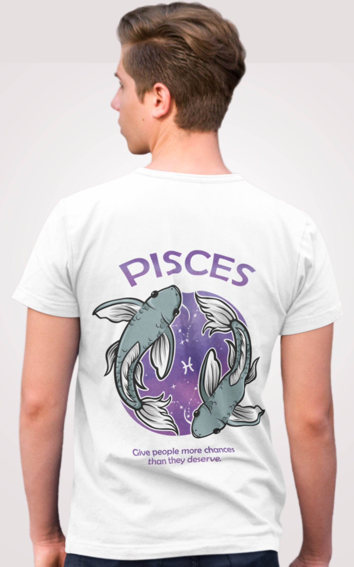 Pisces Half Sleeves T-shirt