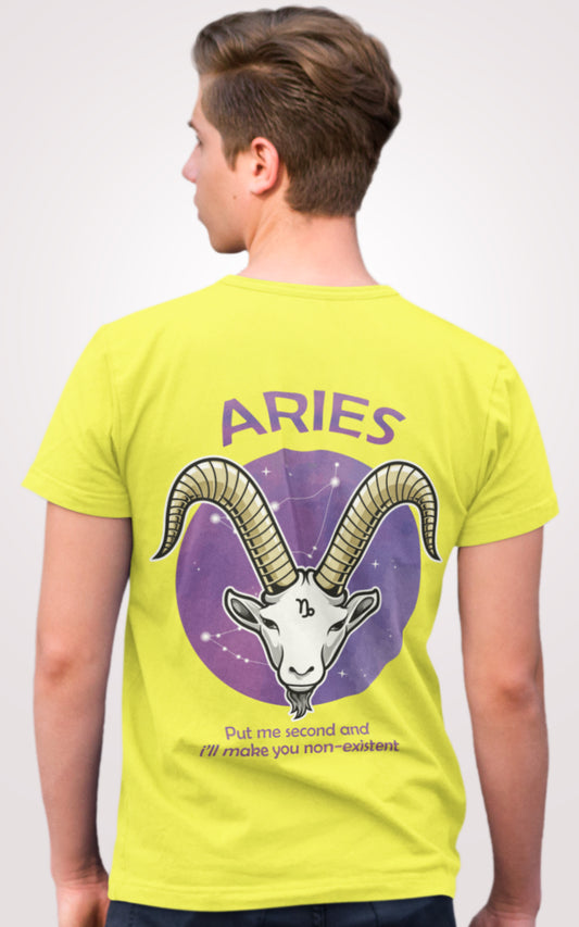 Aries Half Sleeves T-shirt