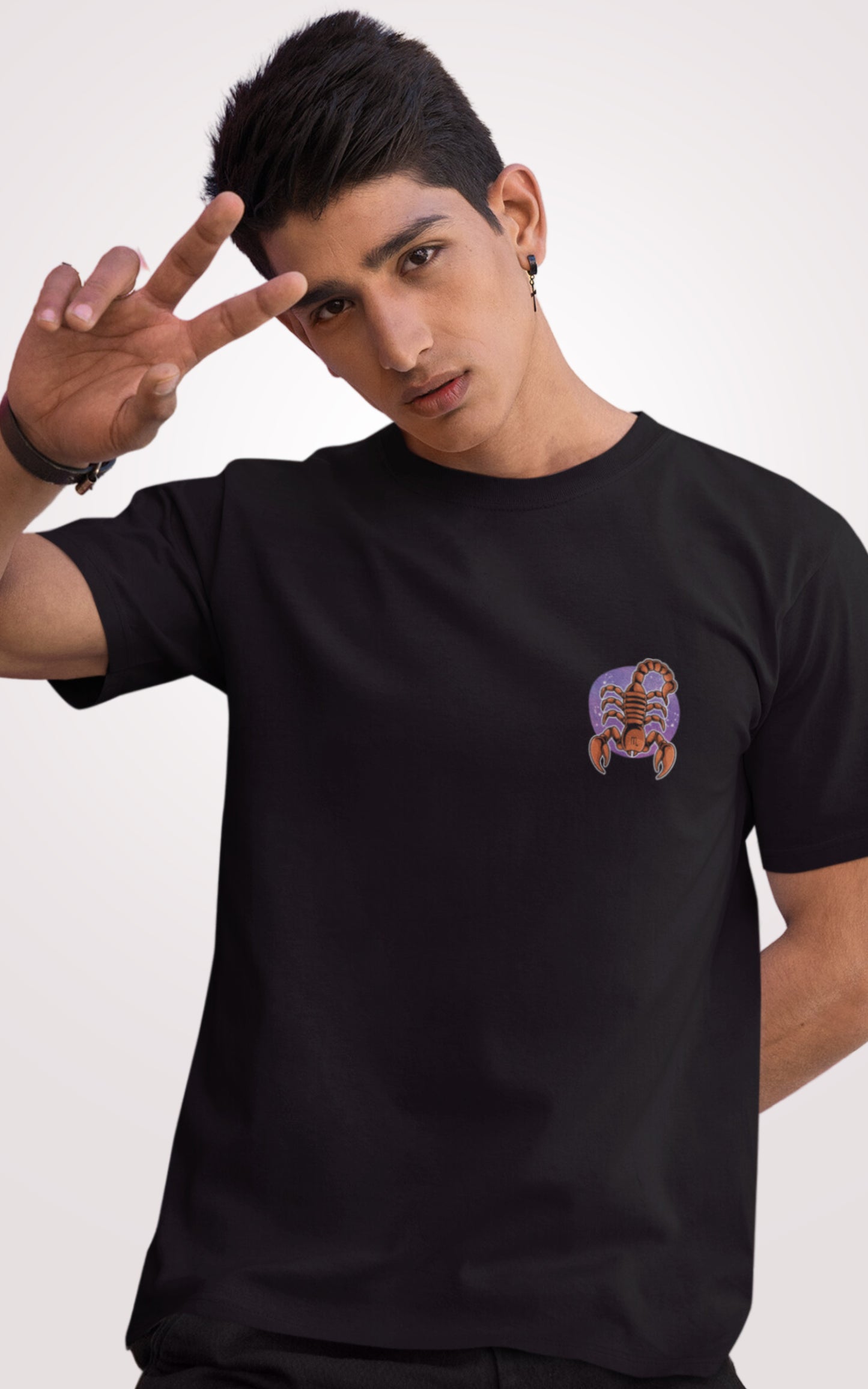 Scorpio Half Sleeves T-shirt