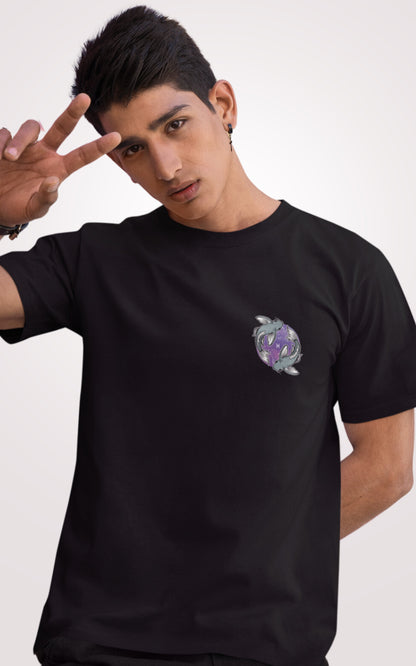 Pisces Half Sleeves T-shirt