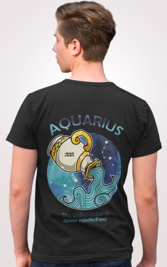 Aquarius Half Sleeve T-shirt
