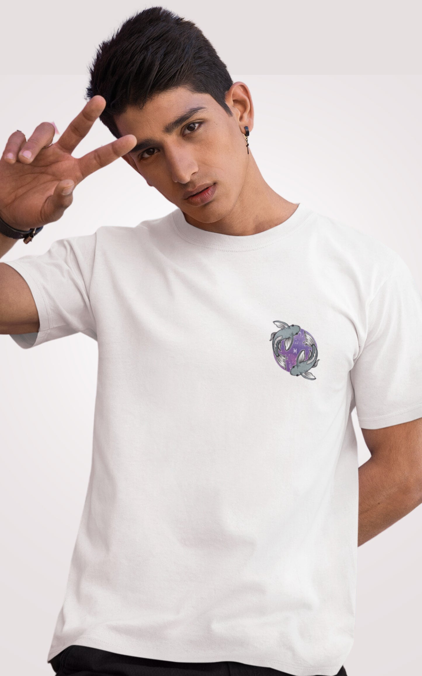 Pisces Half Sleeves T-shirt