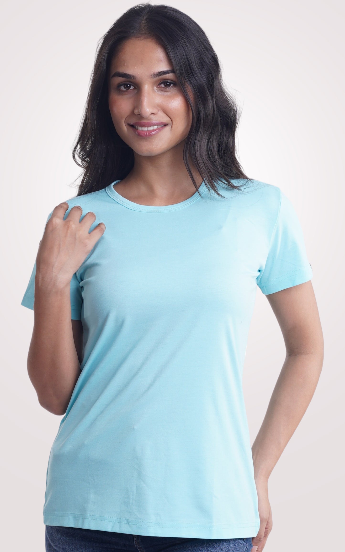 Blue Plain tshirt for women